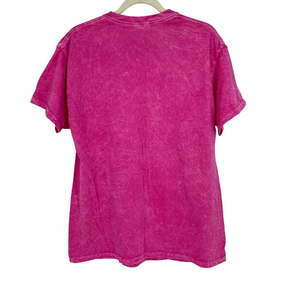 Wu-Tang Clan Live At The Fever II The Bronx T-Shirt Hot Pink Acid Wash Large - Picture 2 of 5